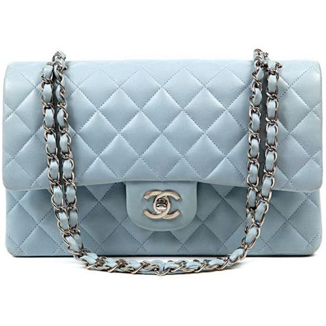 chanel powder blue bag